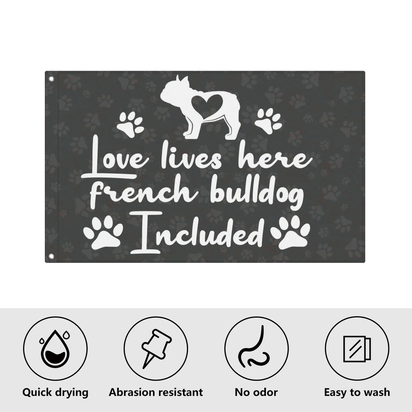 milo - Garden Flags for frenchie lovers