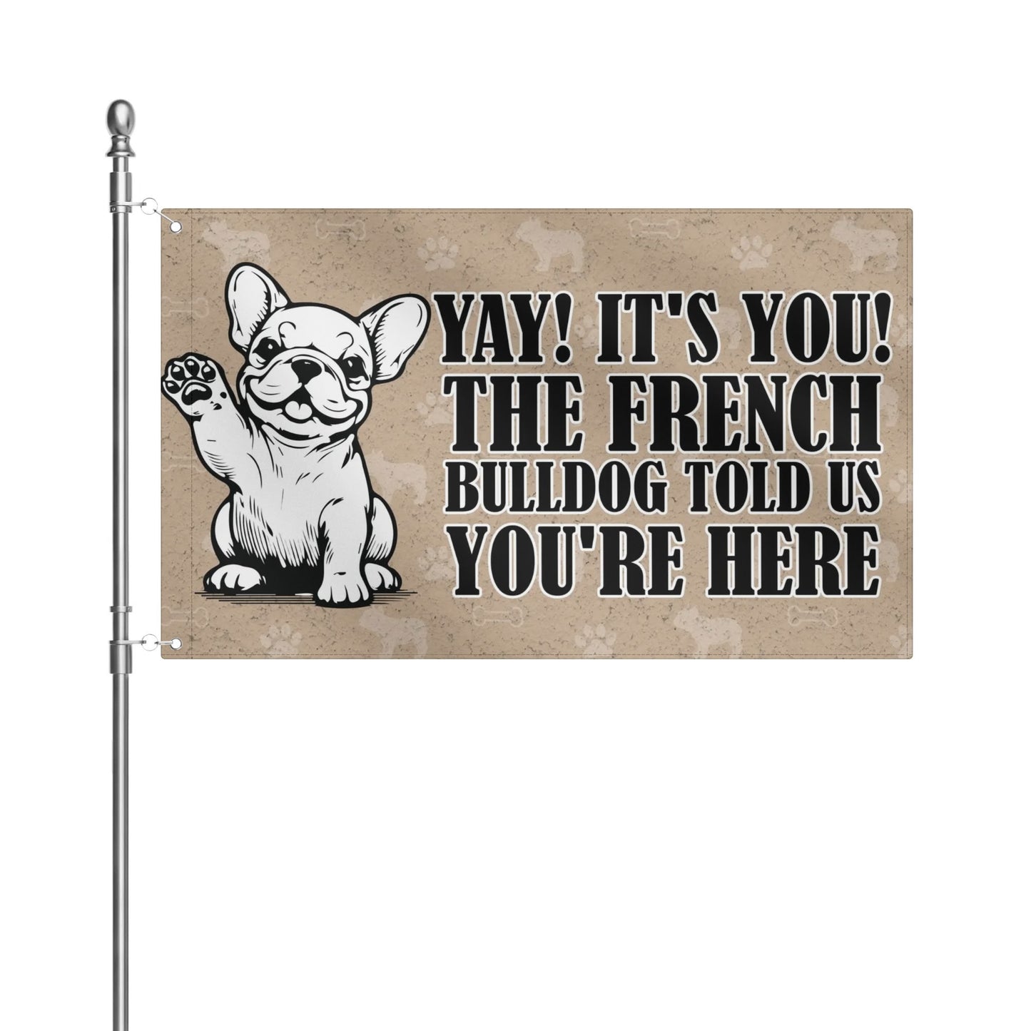 Max - Garden Flags for frenchie lovers