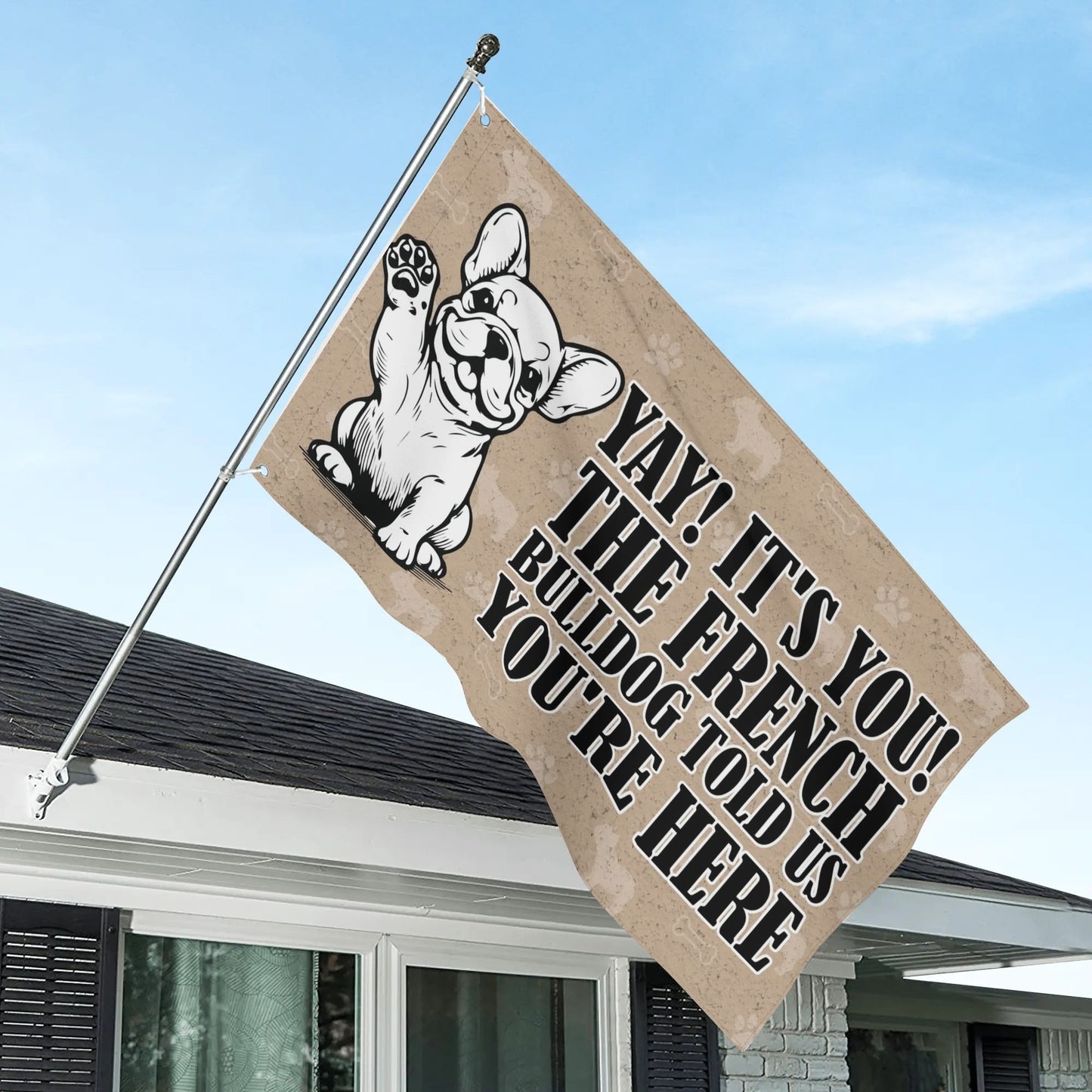 Max - Garden Flags for frenchie lovers