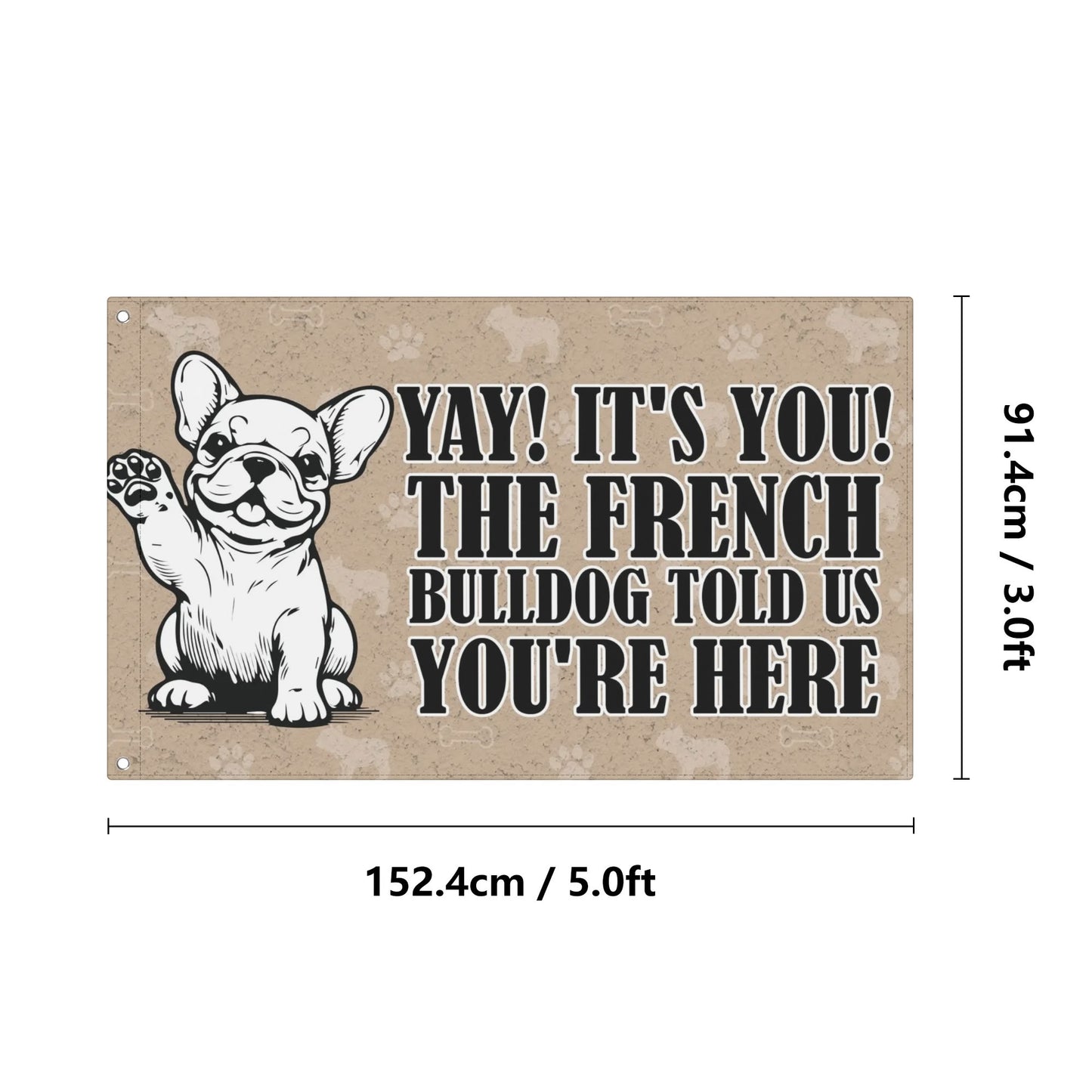 Max - Garden Flags for frenchie lovers