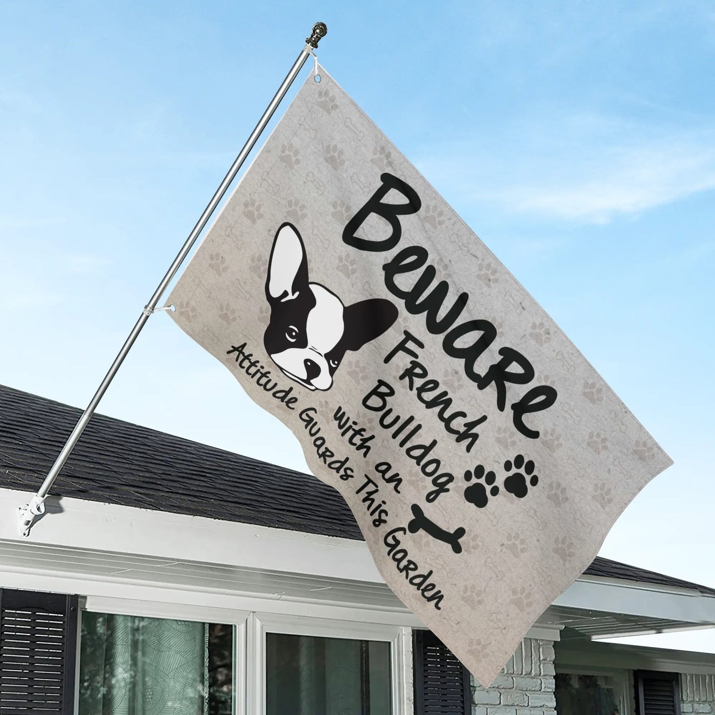 Buddy  - Garden Flags for frenchie lovers