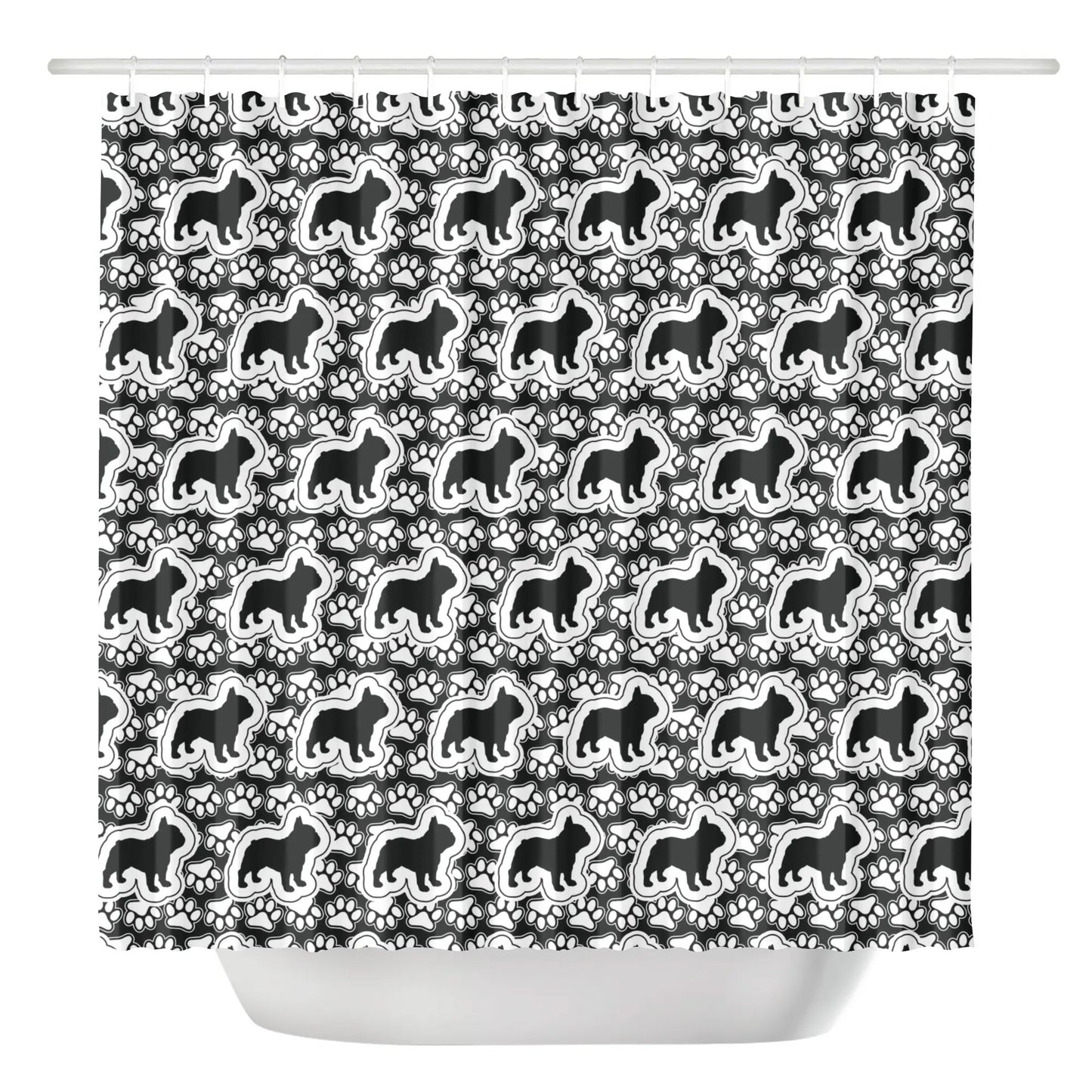 sophie - Shower Curtain for frenchie lovers