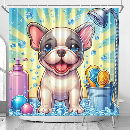 Milo - Shower Curtain for frenchie lovers