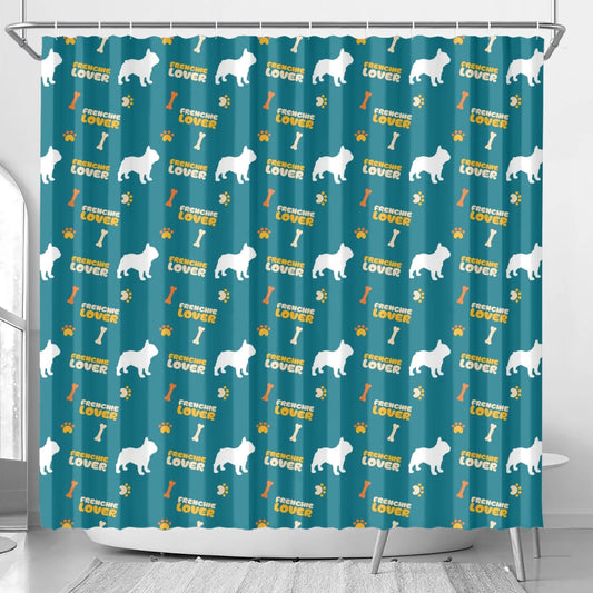 Louis - Shower Curtain for frenchie lovers