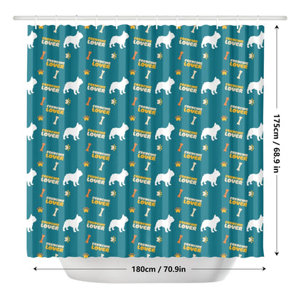 Louis - Shower Curtain for frenchie lovers