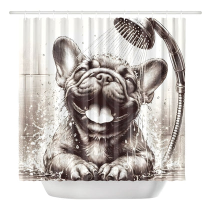 Hazel - Shower Curtain for frenchie lovers