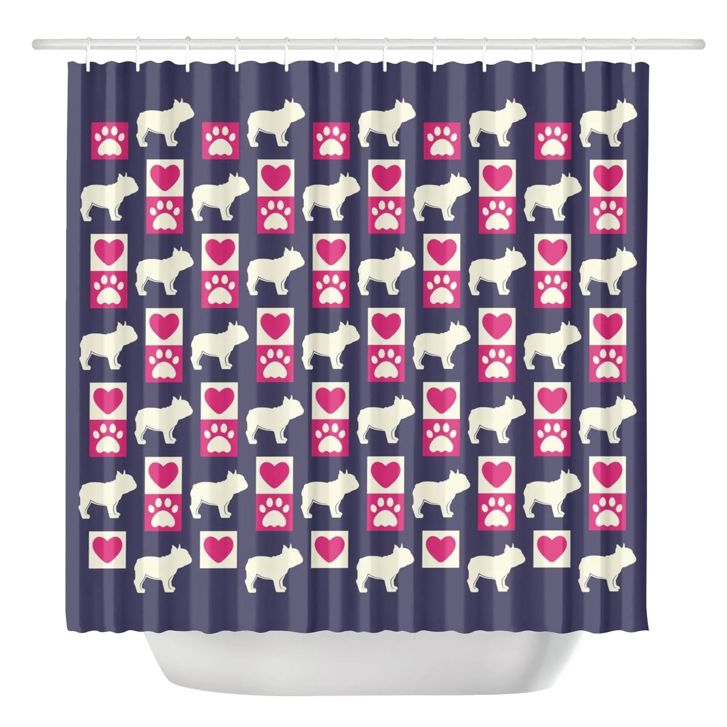 Cleo - Shower Curtain for frenchie lovers