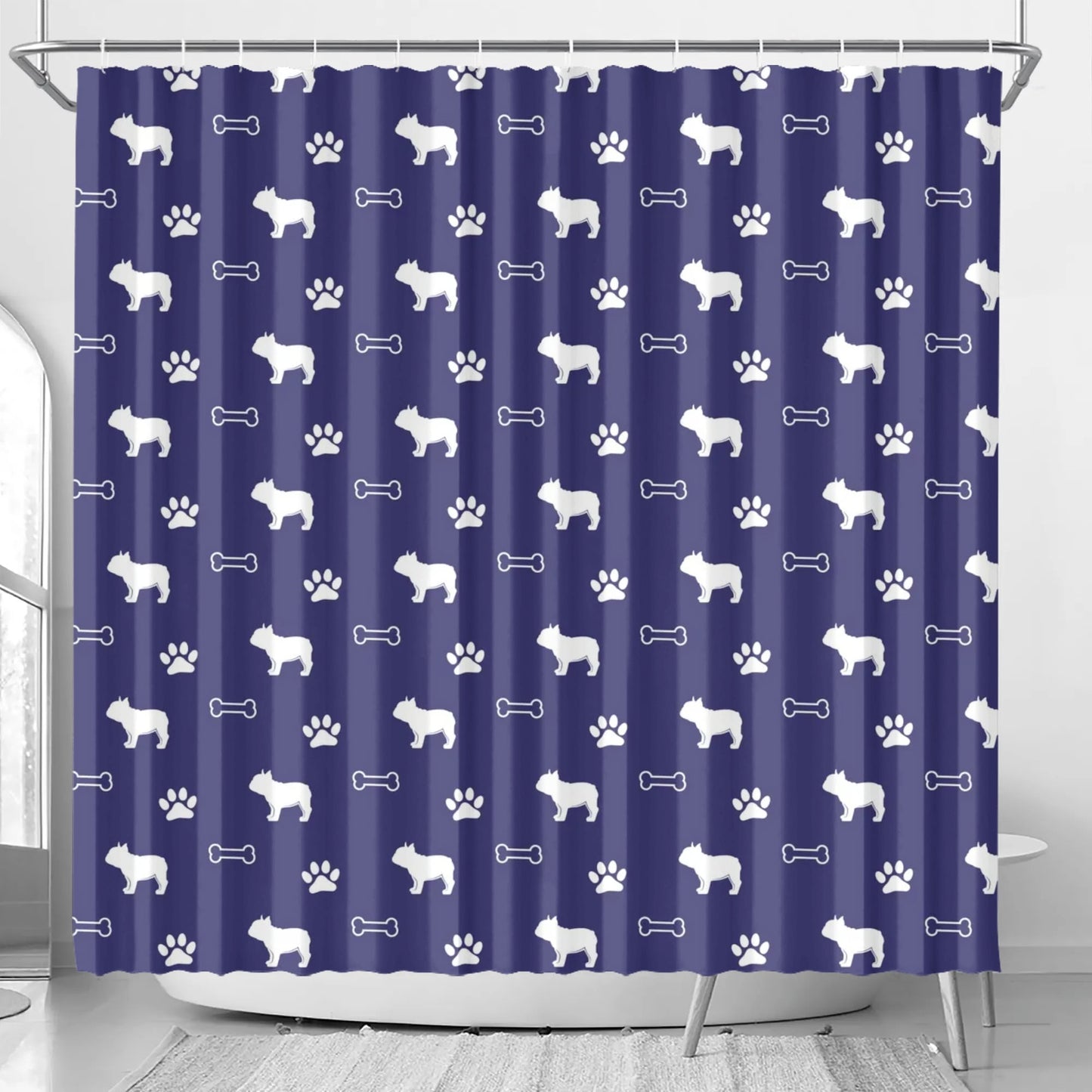 Bonnie - Shower Curtain for frenchie lovers