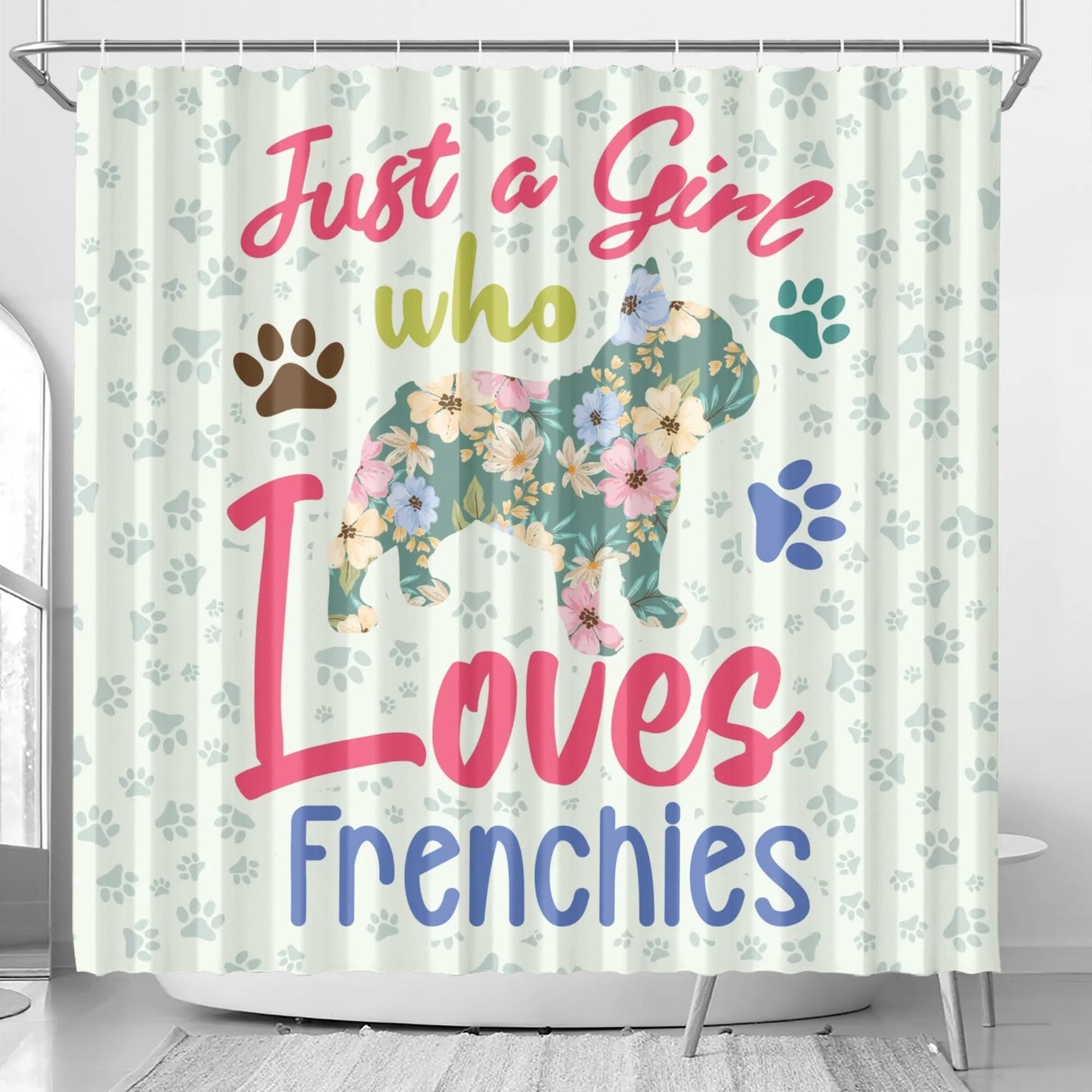 Mila - Shower Curtain for frenchie lovers