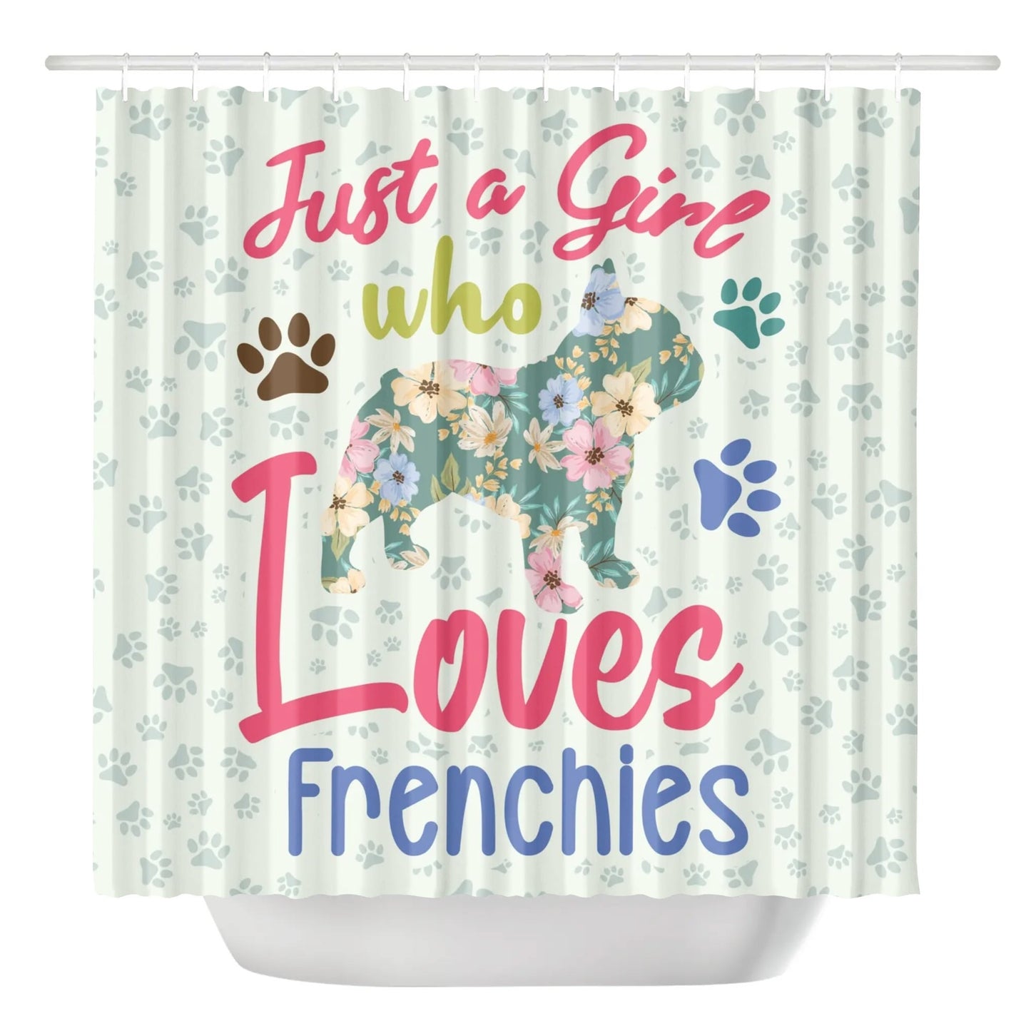 Mila - Shower Curtain for frenchie lovers