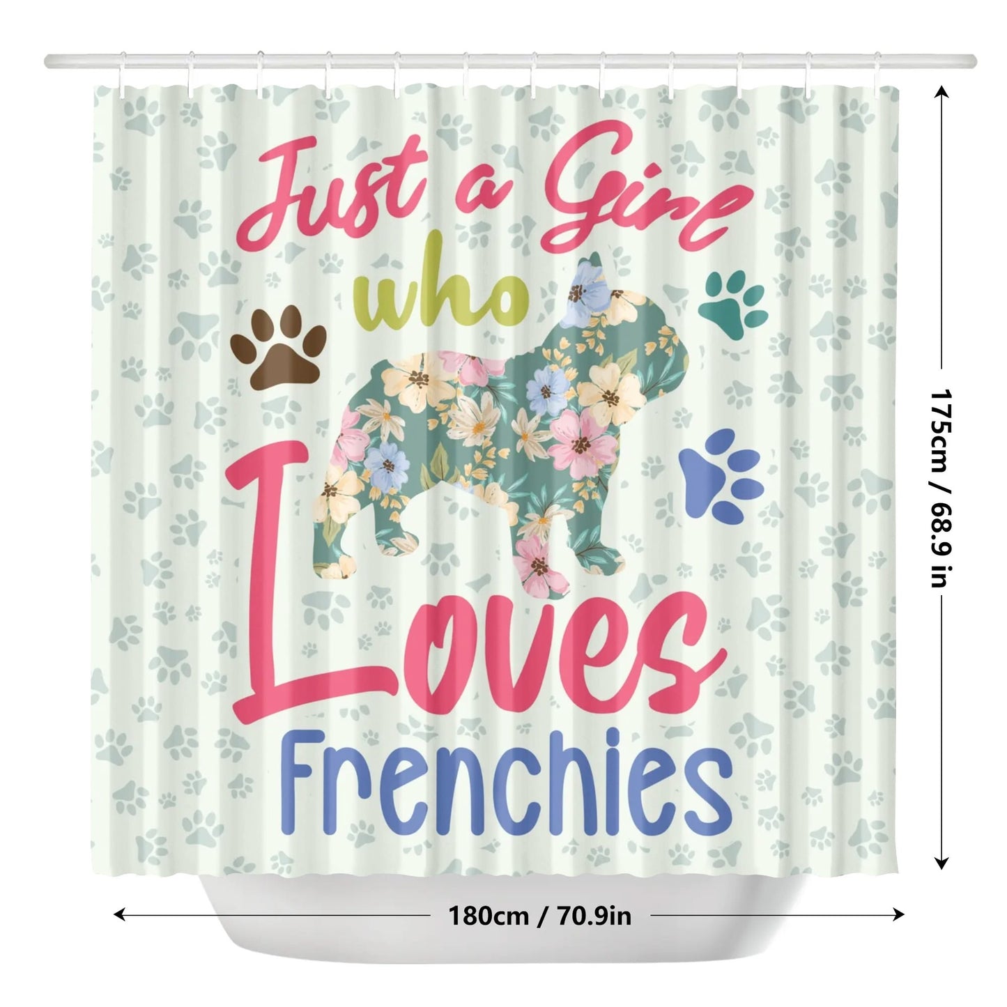 Mila - Shower Curtain for frenchie lovers