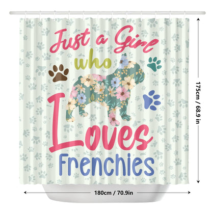 Mila - Shower Curtain for frenchie lovers