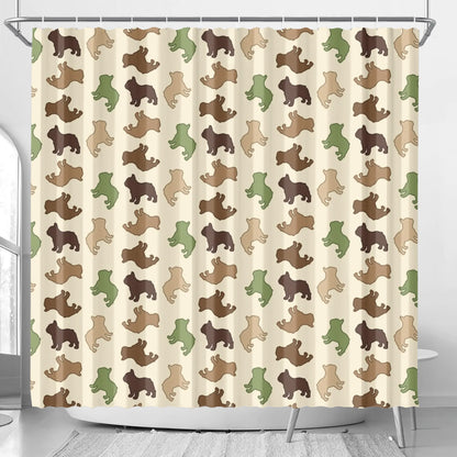 Jaq - Shower Curtain for frenchie lovers