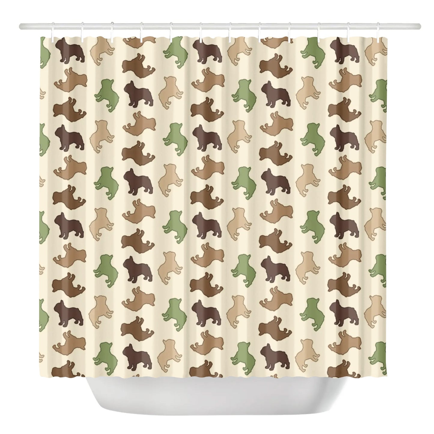 Jaq - Shower Curtain for frenchie lovers