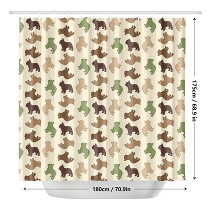 Jaq - Shower Curtain for frenchie lovers