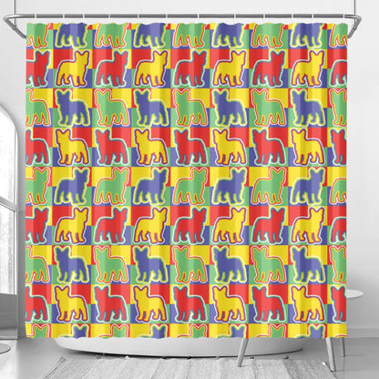 Norm - Shower Curtain for frenchie lovers