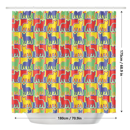 Norm - Shower Curtain for frenchie lovers