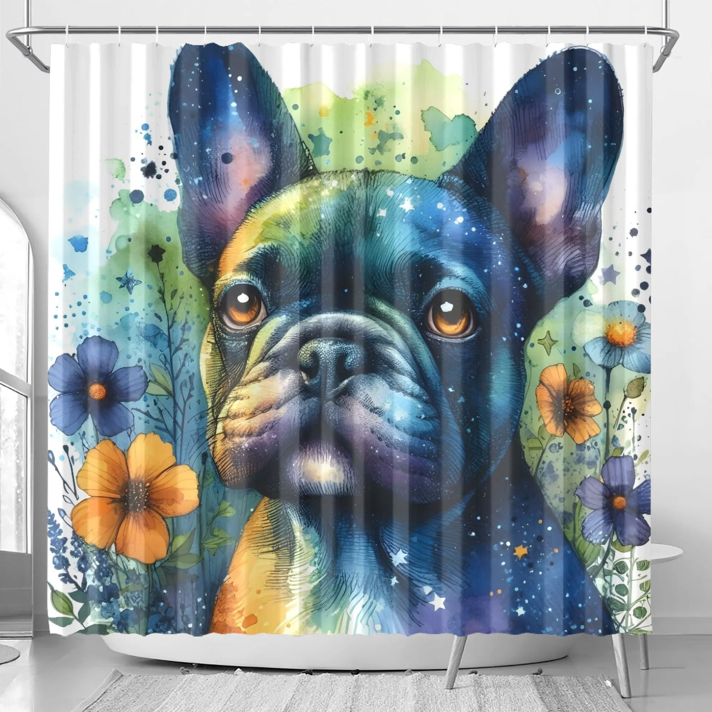 Ace - Shower Curtain for frenchie lovers