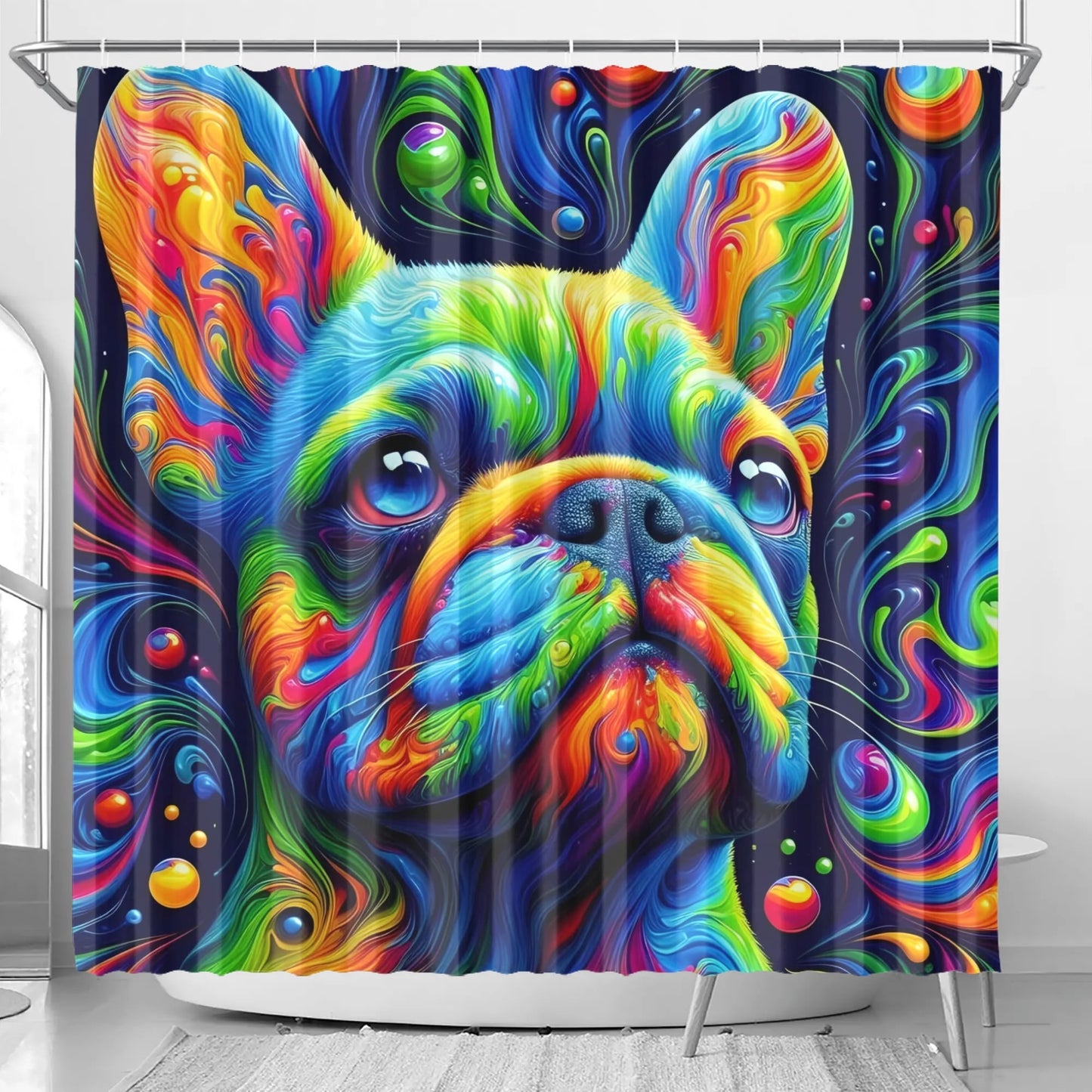 Muffin - Shower Curtain for frenchie lovers