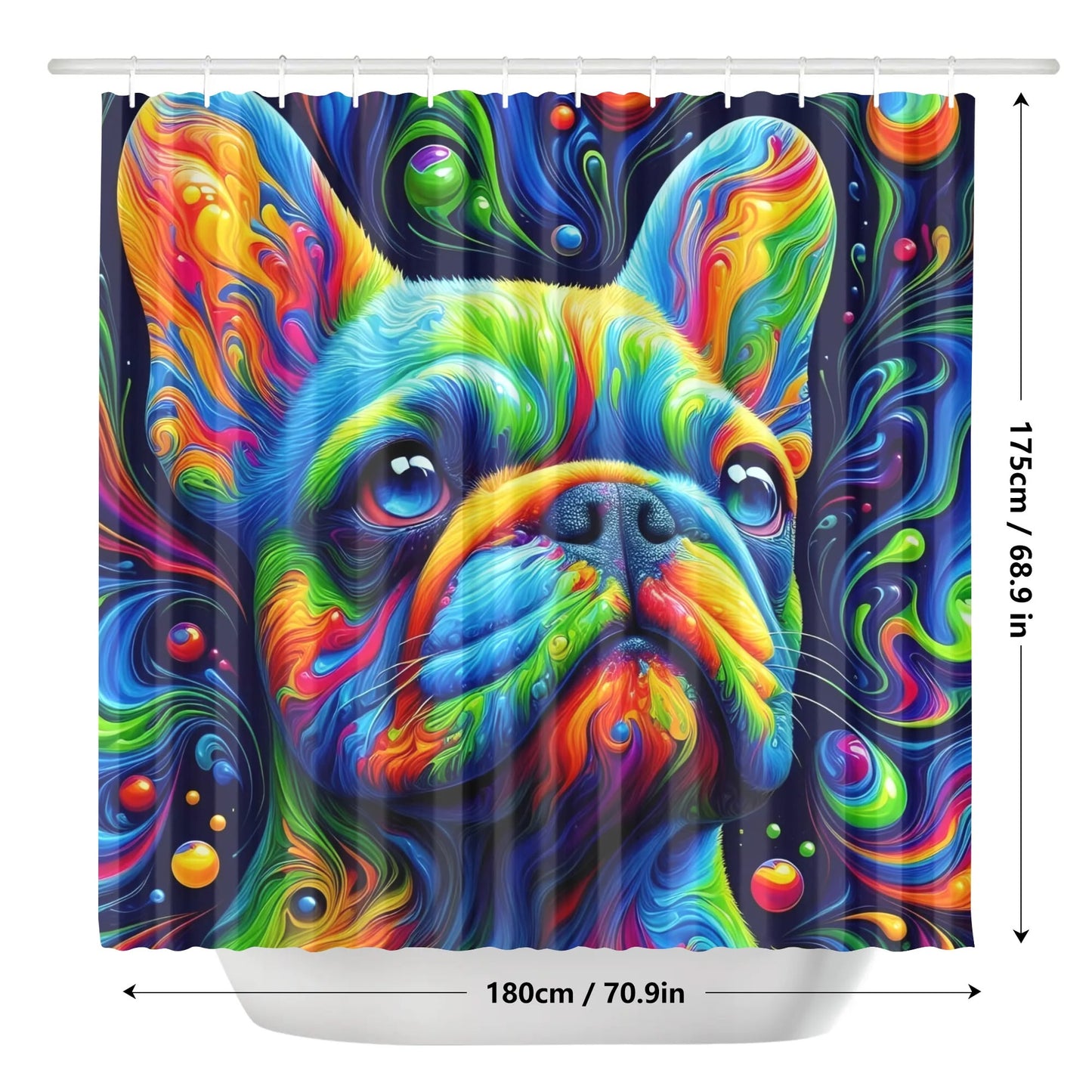 Muffin - Shower Curtain for frenchie lovers