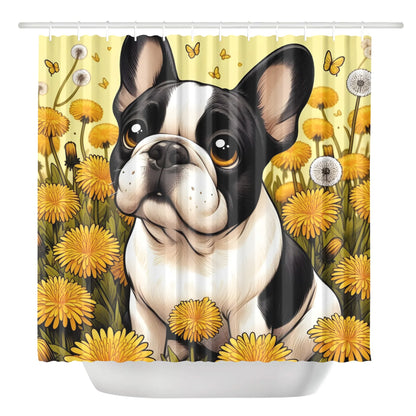 Cardi - Shower Curtain for frenchie lovers