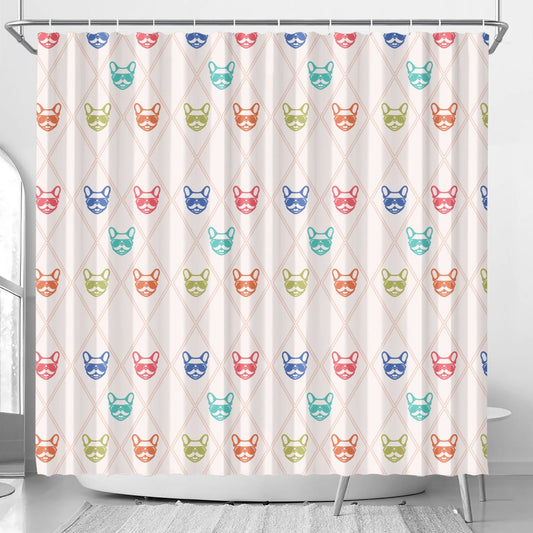 Eggs - Shower Curtain for frenchie lovers