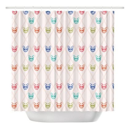 Eggs - Shower Curtain for frenchie lovers