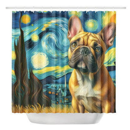 Stormy - Shower Curtain for frenchie lovers