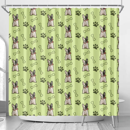 Personalized Shower Curtain with Frenchie’s Image