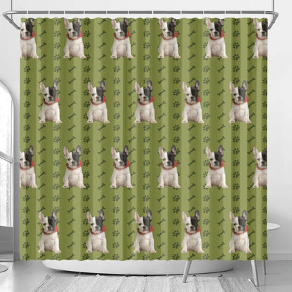 Personalized Shower Curtain with Frenchie’s Image