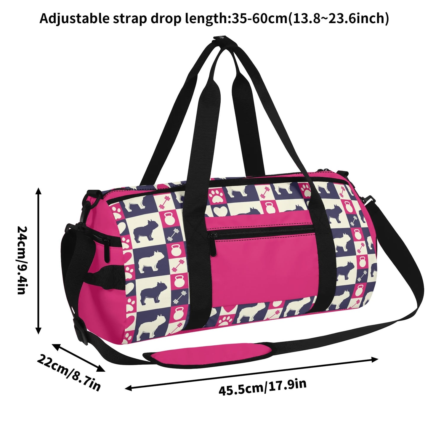 Sophie - Gym Bag for frenchie lovers