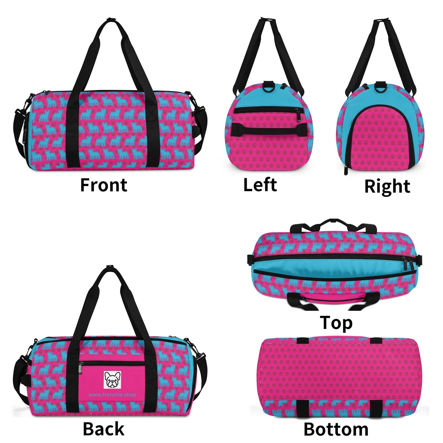 Belle - Gym Bag for frenchie lovers