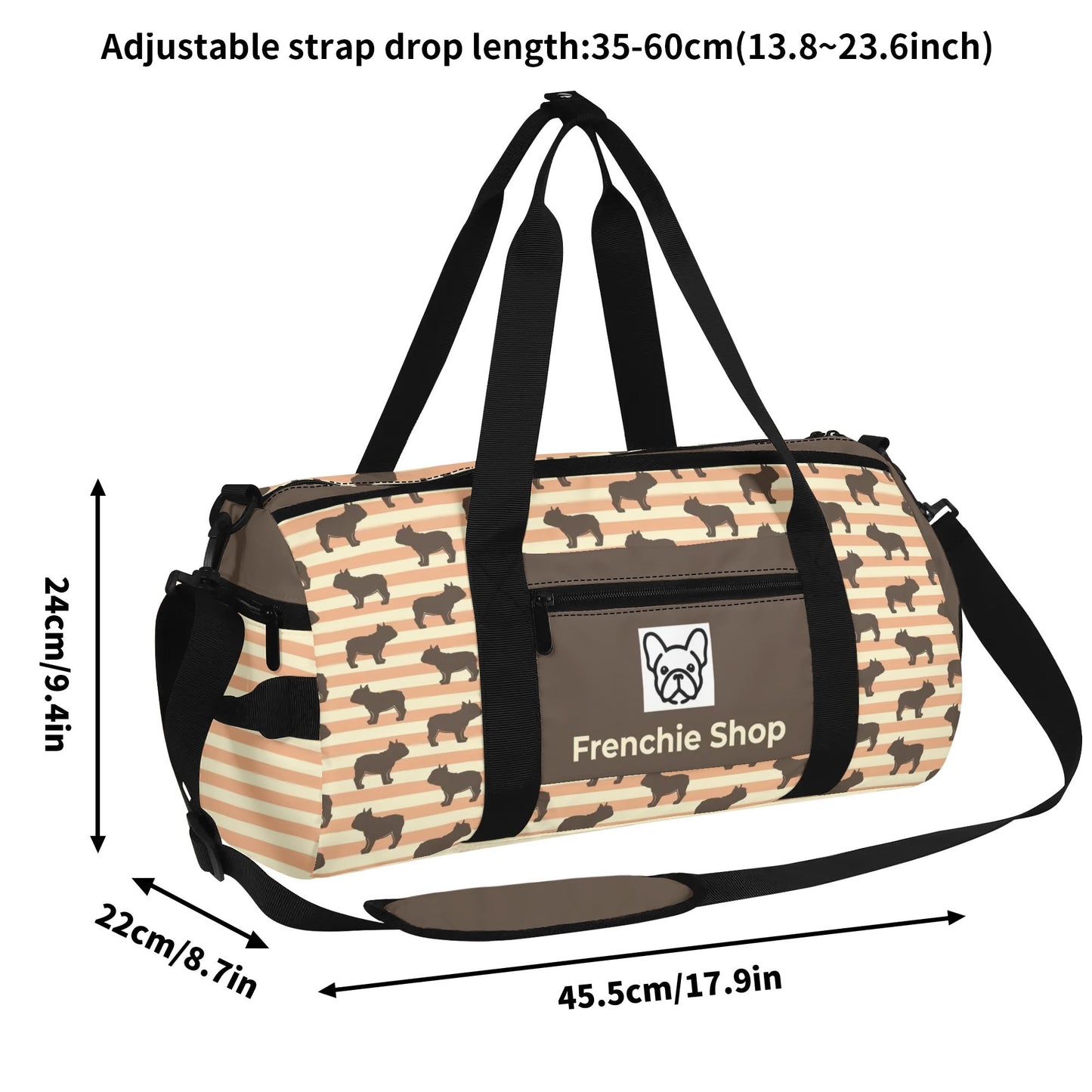 Belle - Gym Bag for frenchie lovers