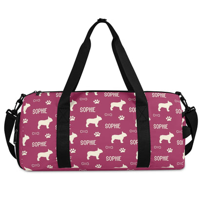 Personalized Gym Bag for Frenchie Lovers with Your Frenchie’s Name