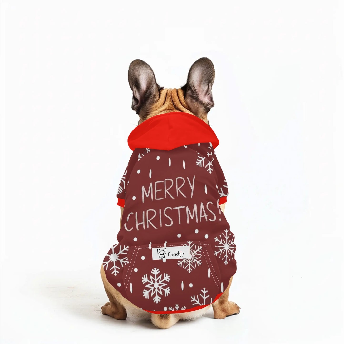 Merry Christmas - Hoodies for French Bulldog  | Frenchie Shop Original