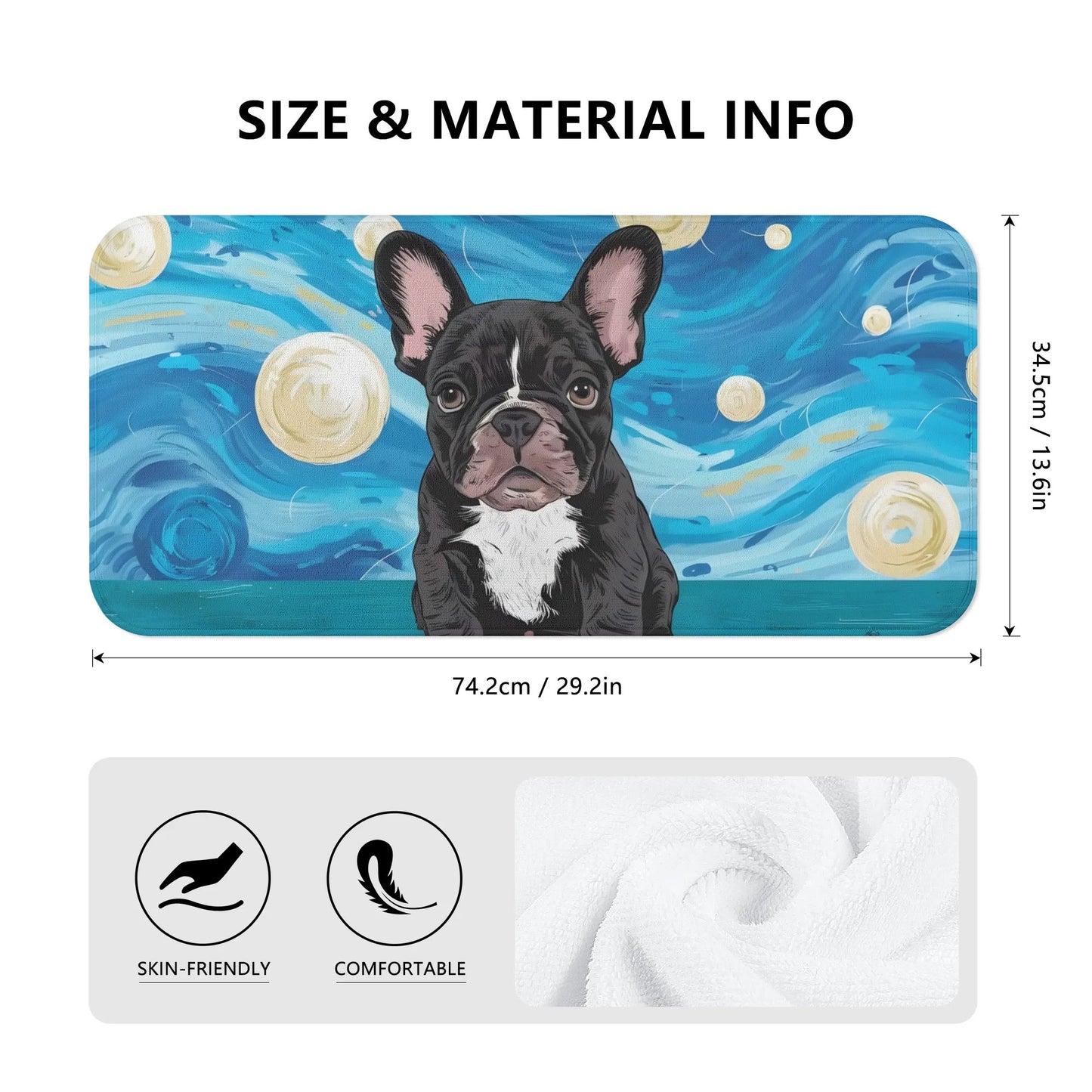 Bobby - Towel for frenchie lovers