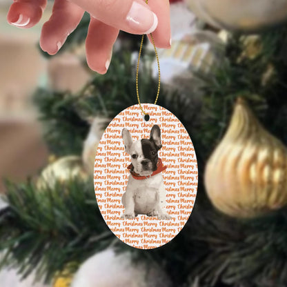 Personalized Ornaments for Frenchie Lovers with Your Frenchie’s Image