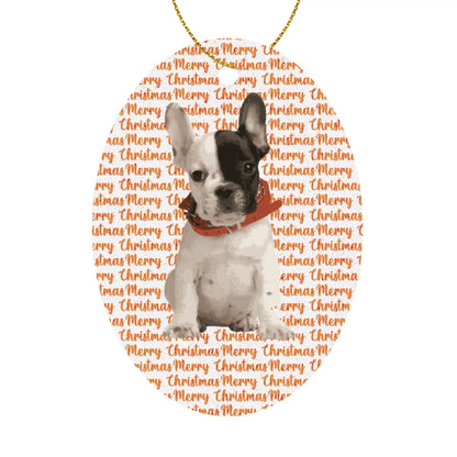 Personalized Ornaments for Frenchie Lovers with Your Frenchie’s Image