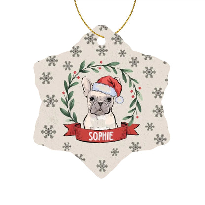 Personalized Ornaments for Frenchie Lovers with Your Frenchie’s Name