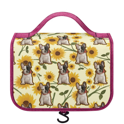 Personalized  Cosmetic Travel Bag with Your french  Bulldog’s Image