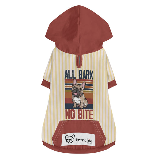 All bark No bite - Hoodies for French Bulldog  | Frenchie Shop Original