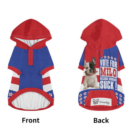 Customized French Bulldog Hoodies Highlighting Your Dog’s Photo and Name  | Frenchie Shop Original