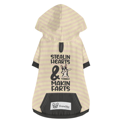 Stealin Hearts & Makin Farts - Hoodies for French Bulldog  | Frenchie Shop Original