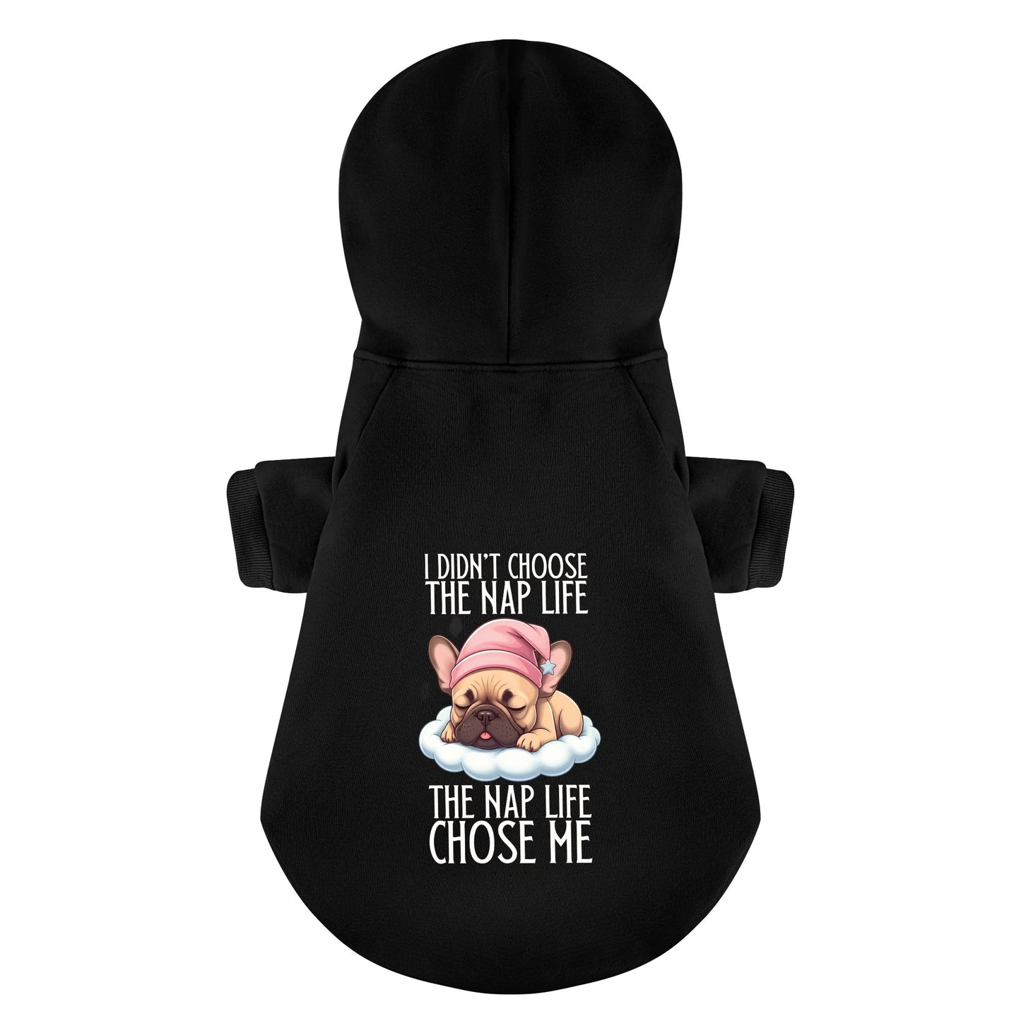 The Nap Life - Personalized French Bulldog Hoodies with Funny Quotes – Stylish, Cozy, and Premium 100% Cotton