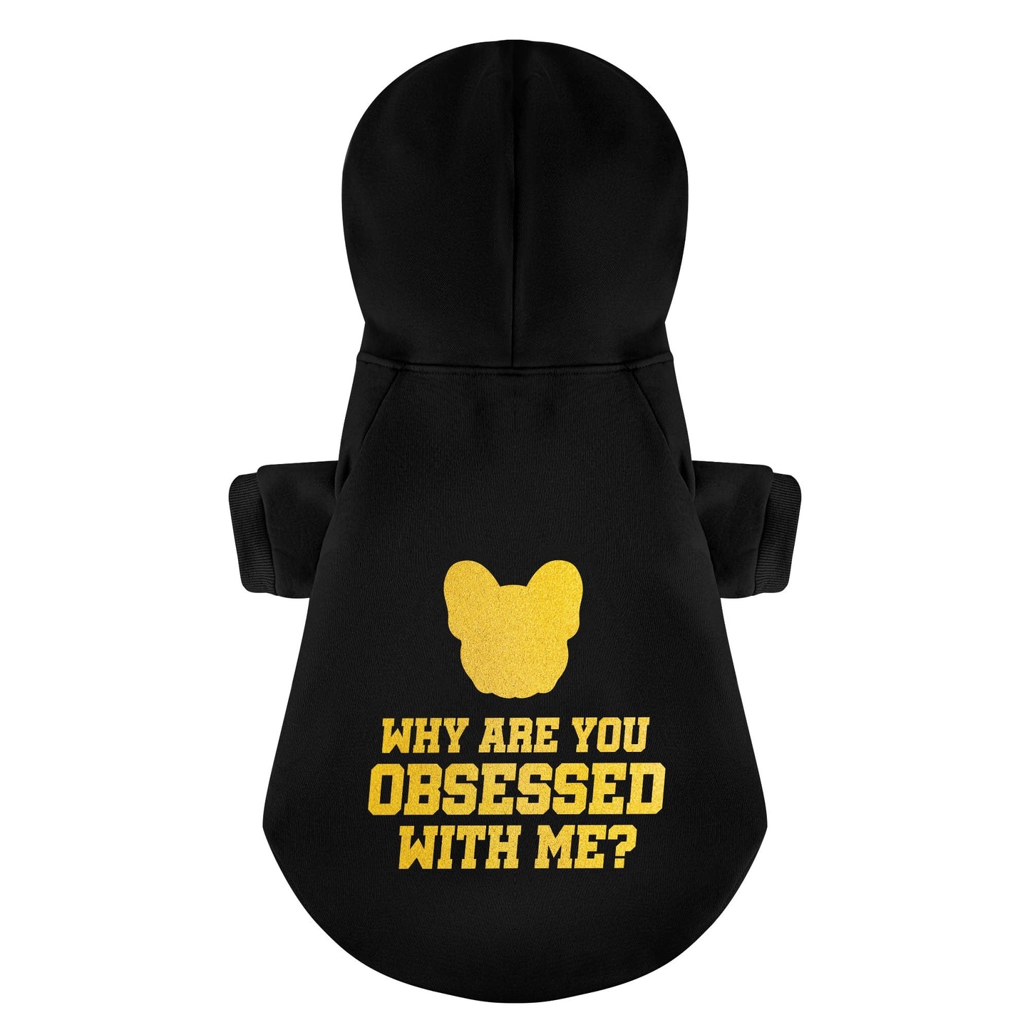 Why are you obsessed with me? - Personalized French Bulldog Hoodies with Funny Quotes – Stylish, Cozy, and Premium 100% Cotton