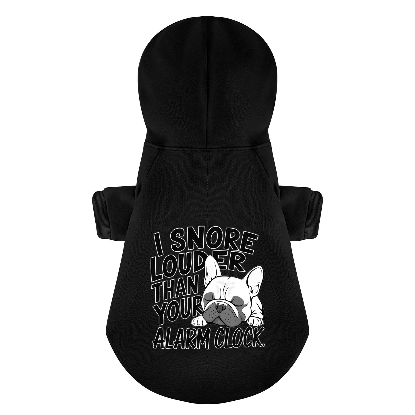 I Snore - Personalized French Bulldog Hoodies with Funny Quotes – Stylish, Cozy, and Premium 100% Cotton