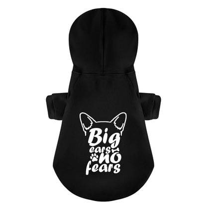 Big ears, no fears - Personalized French Bulldog Hoodies with Funny Quotes – Stylish, Cozy, and Premium 100% Cotton