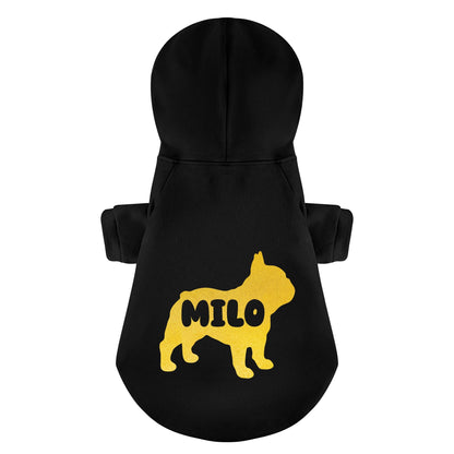 Personalized French Bulldog Hoodies with Funny Quotes and Custom Name – Stylish, Cozy, and Premium 100% Cotton