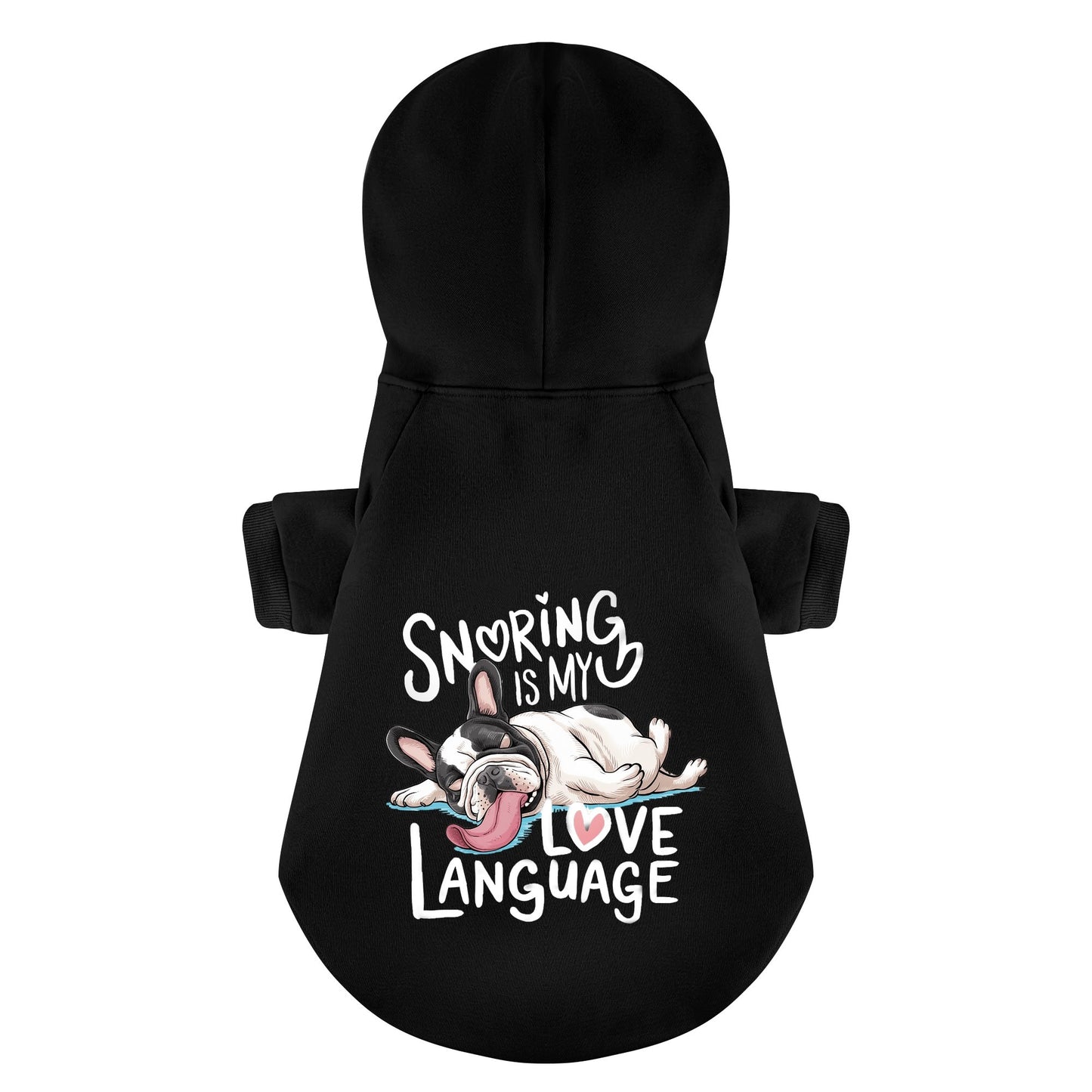 My Language - Personalized French Bulldog Hoodies with Funny Quotes – Stylish, Cozy, and Premium 100% Cotton