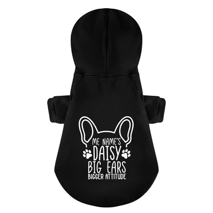 Personalized French Bulldog Hoodies with Funny Quotes and Custom Name – Stylish, Cozy, and Premium 100% Cotton